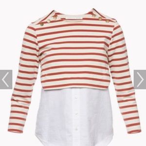 Veronica Beard ‘Anchor’ Stripe shirt